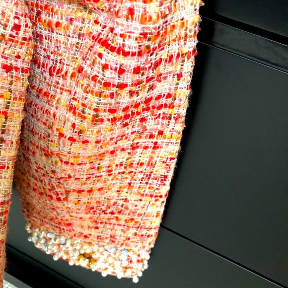 New Woman's Embellished Tweed Jacket Size: Chico's size 1 - Picture 7 of 10